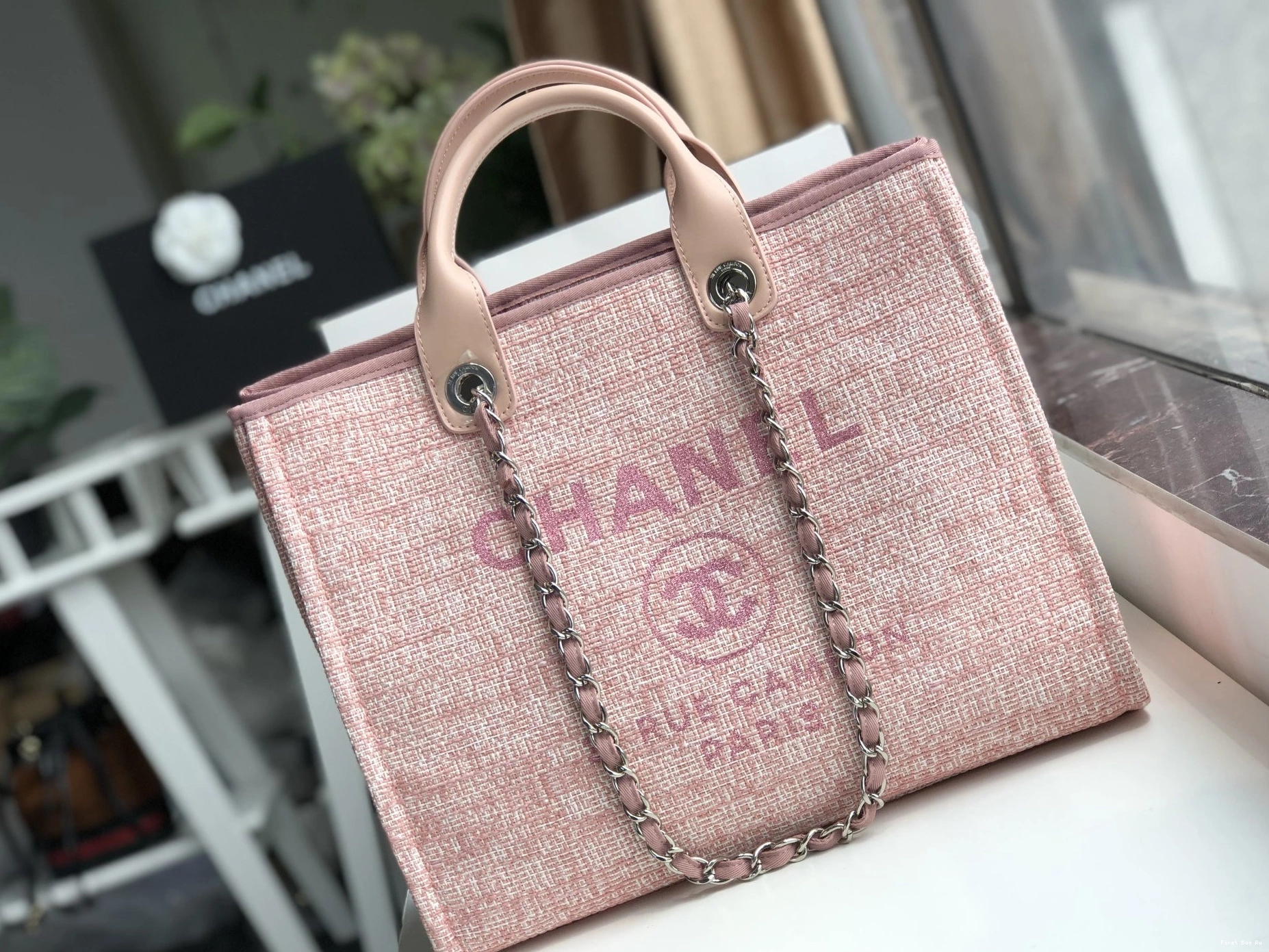 First Bag Ru BAG CHANEL TOTE 0809